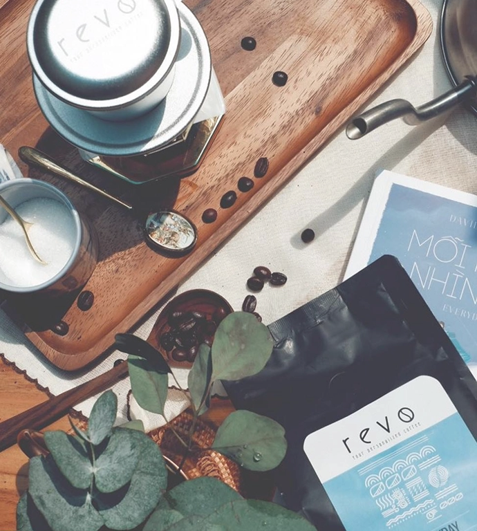 Баннер с кофе на главной странице